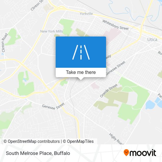 South Melrose Place map