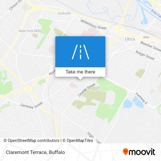 Claremont Terrace map