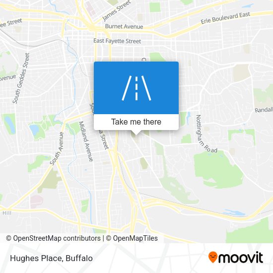 Mapa de Hughes Place