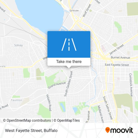 Mapa de West Fayette Street