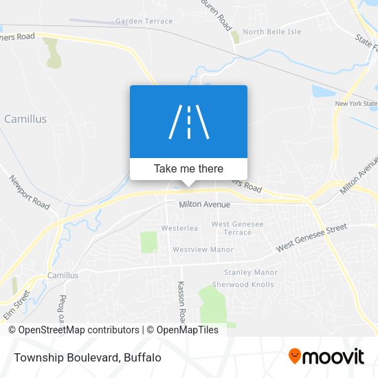 Mapa de Township Boulevard