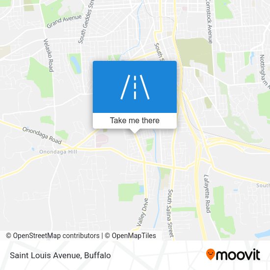Saint Louis Avenue map