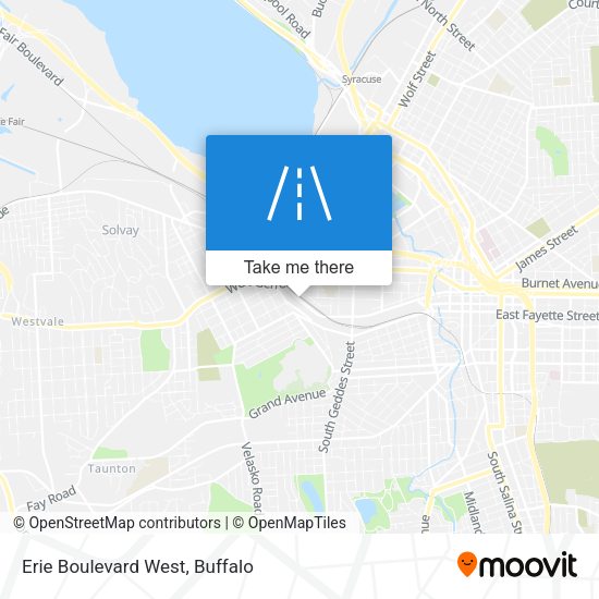 Mapa de Erie Boulevard West