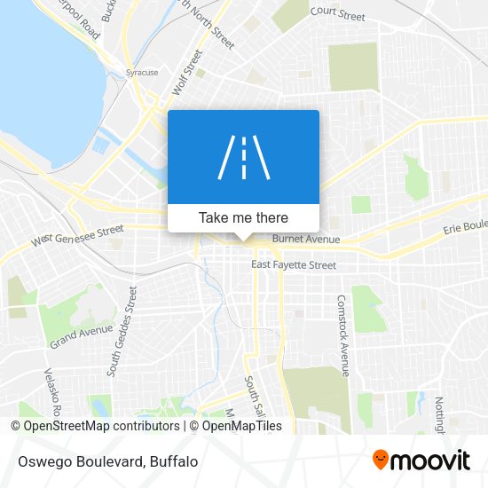 Mapa de Oswego Boulevard
