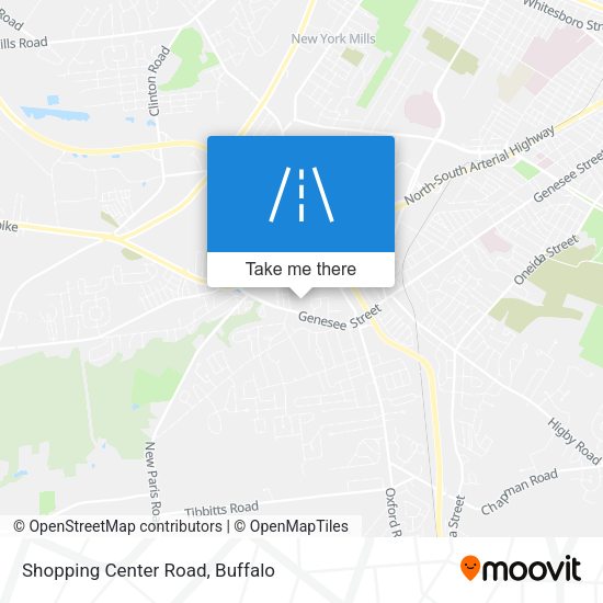 Mapa de Shopping Center Road