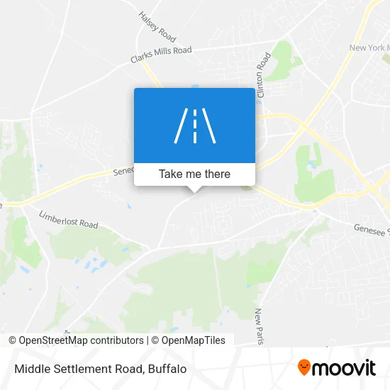 Middle Settlement Road map