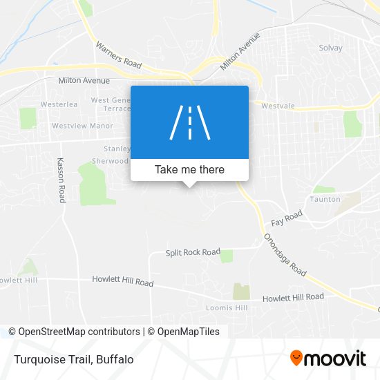 Mapa de Turquoise Trail