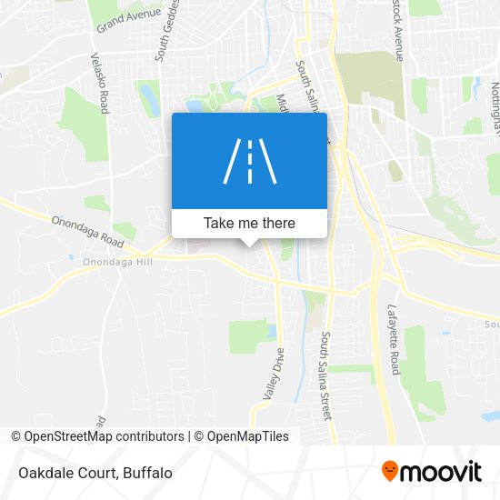 Mapa de Oakdale Court