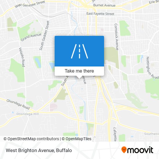 Mapa de West Brighton Avenue