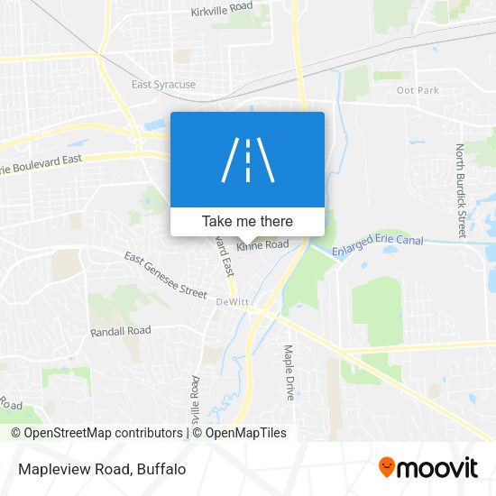 Mapleview Road map