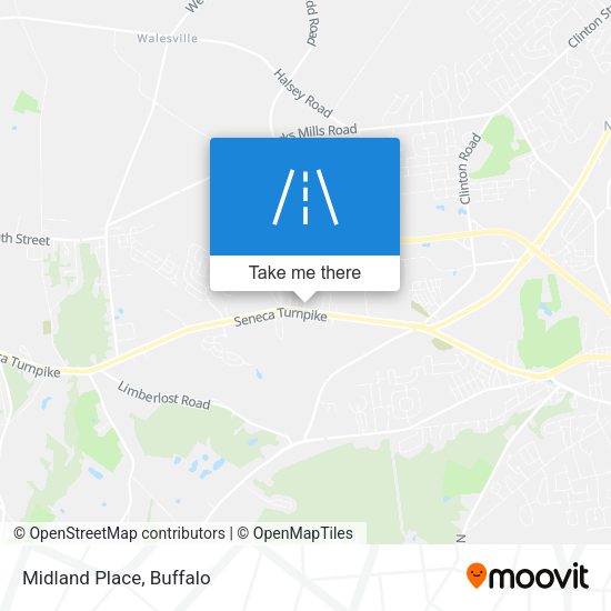 Mapa de Midland Place