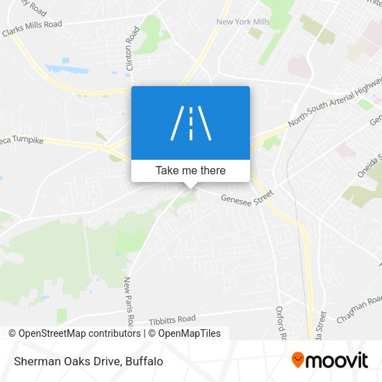 Sherman Oaks Drive map
