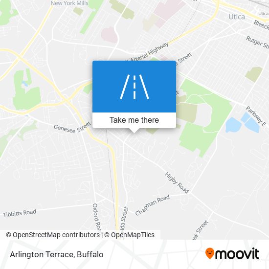 Arlington Terrace map
