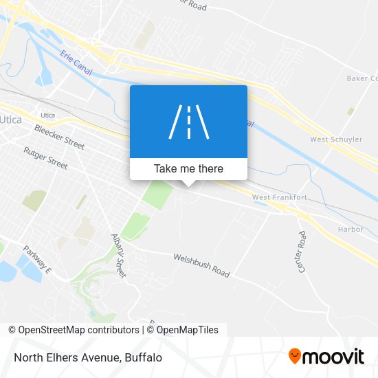 North Elhers Avenue map
