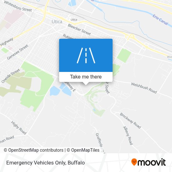 Emergency Vehicles Only map