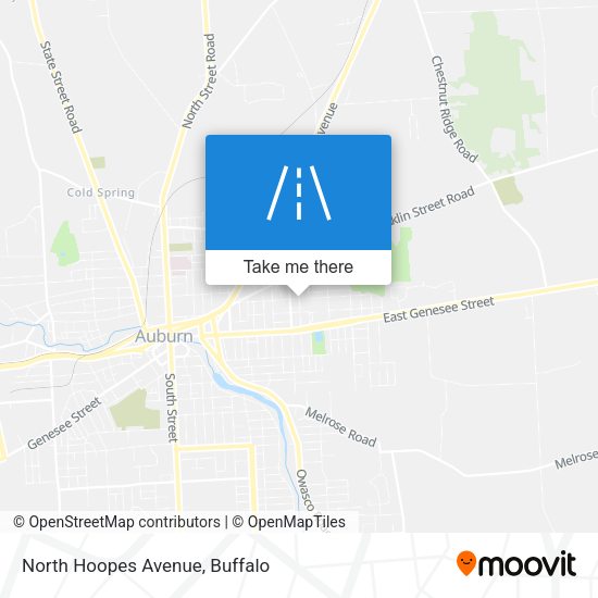 Mapa de North Hoopes Avenue