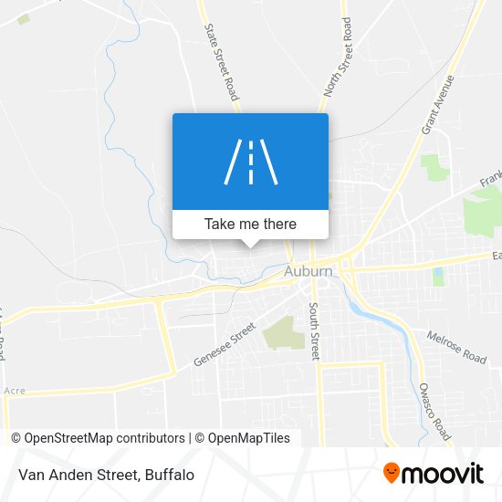 Mapa de Van Anden Street