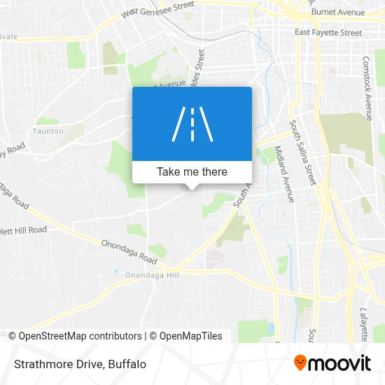 Strathmore Drive map