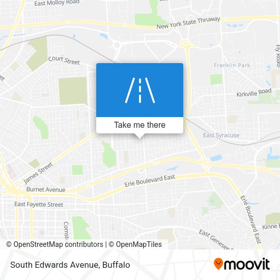 South Edwards Avenue map