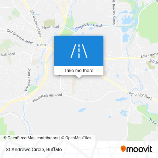 Mapa de St Andrews Circle