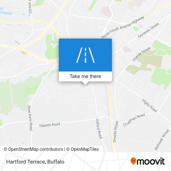 Mapa de Hartford Terrace