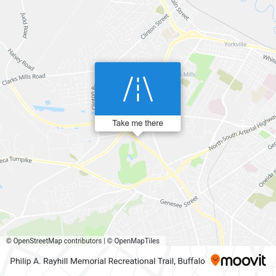 Philip A. Rayhill Memorial Recreational Trail map