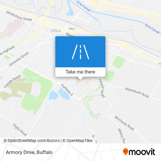 Armory Drive map