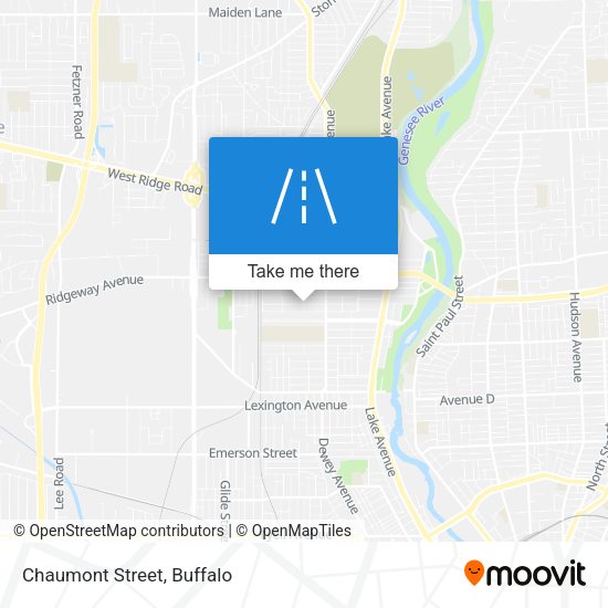 Mapa de Chaumont Street