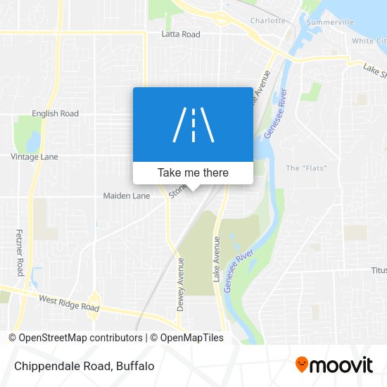 Mapa de Chippendale Road