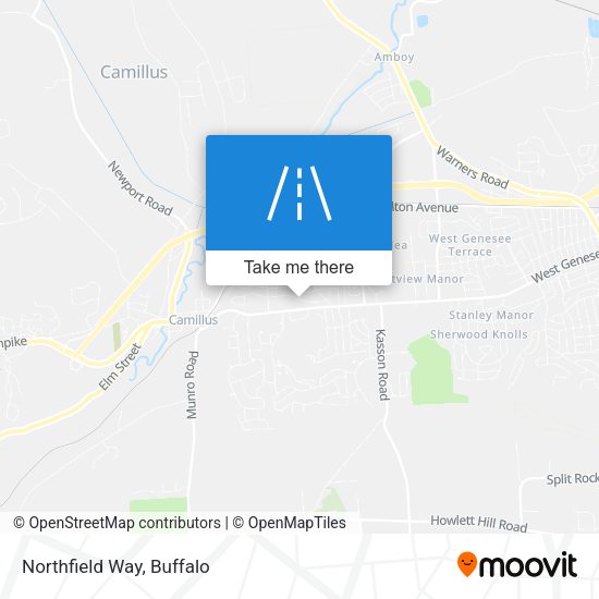 Mapa de Northfield Way