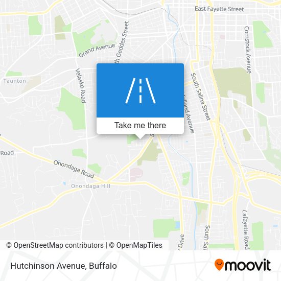 Mapa de Hutchinson Avenue
