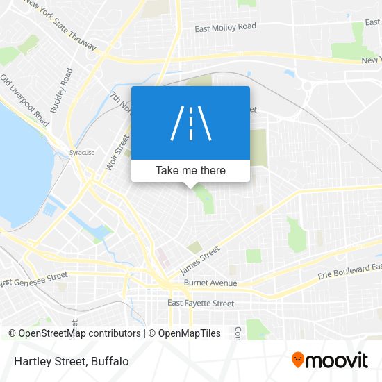 Mapa de Hartley Street