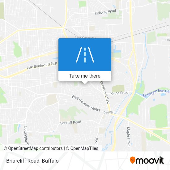 Mapa de Briarcliff Road