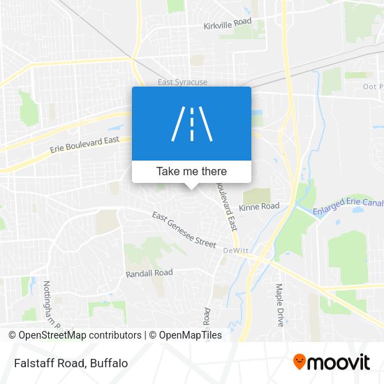 Mapa de Falstaff Road