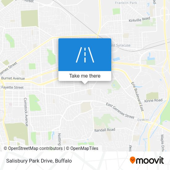 Salisbury Park Drive map
