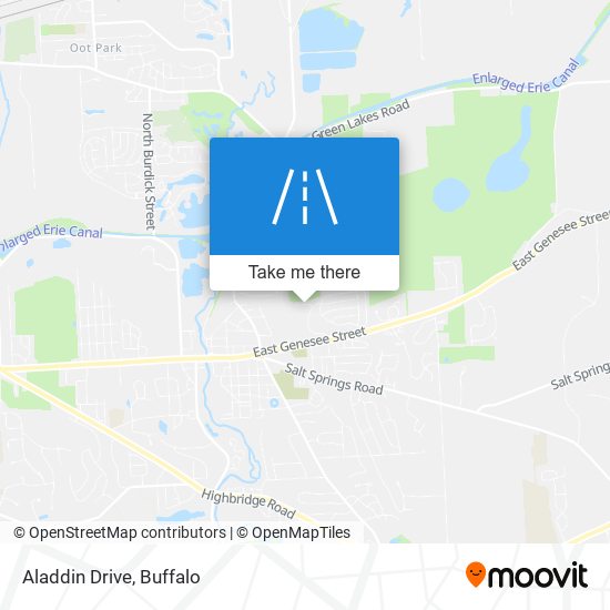 Mapa de Aladdin Drive