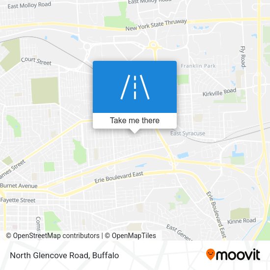 North Glencove Road map