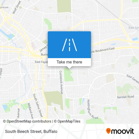 Mapa de South Beech Street