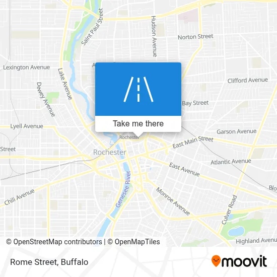Rome Street map