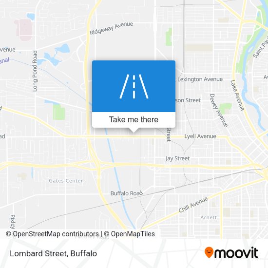 Mapa de Lombard Street