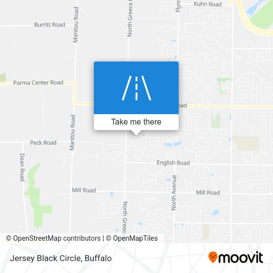 Jersey Black Circle map