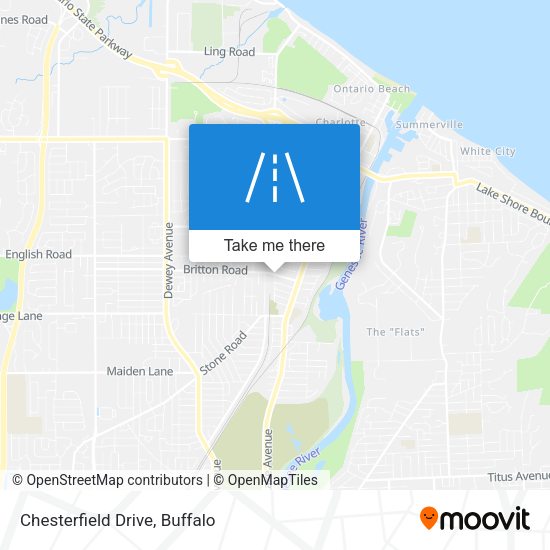 Mapa de Chesterfield Drive