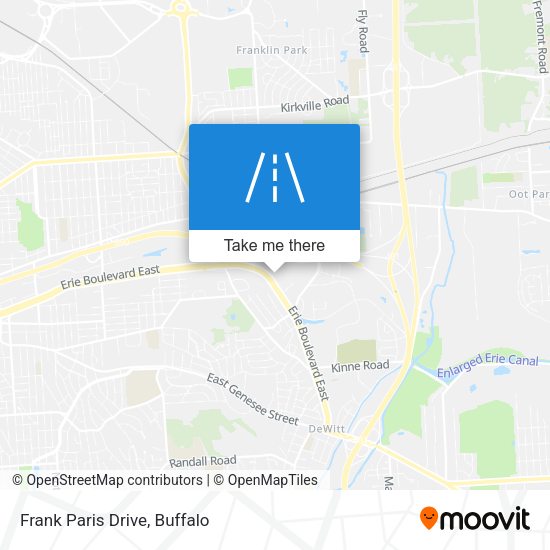 Mapa de Frank Paris Drive