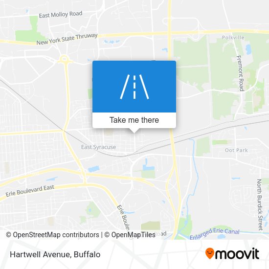 Mapa de Hartwell Avenue