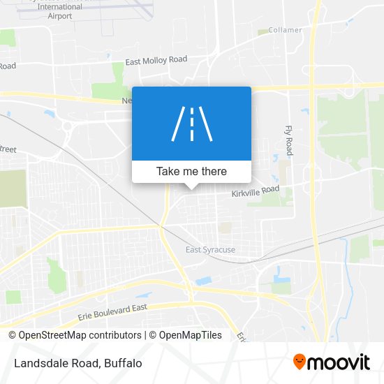 Landsdale Road map