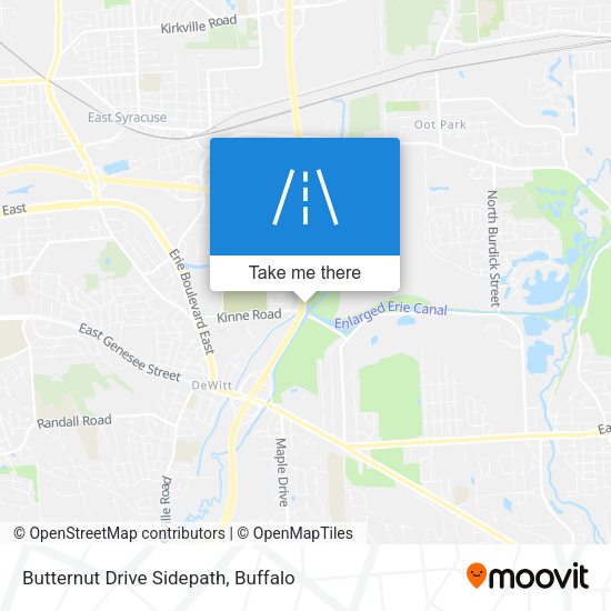 Mapa de Butternut Drive Sidepath