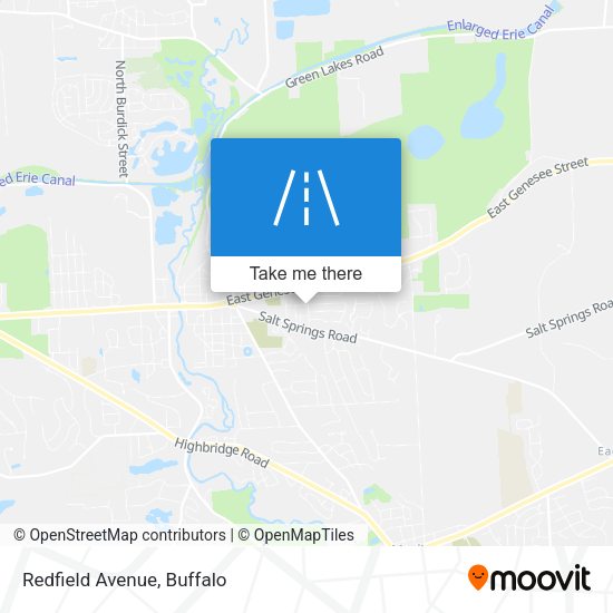 Redfield Avenue map