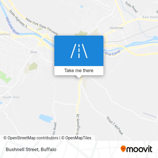 Mapa de Bushnell Street
