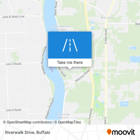 Riverwalk Drive map