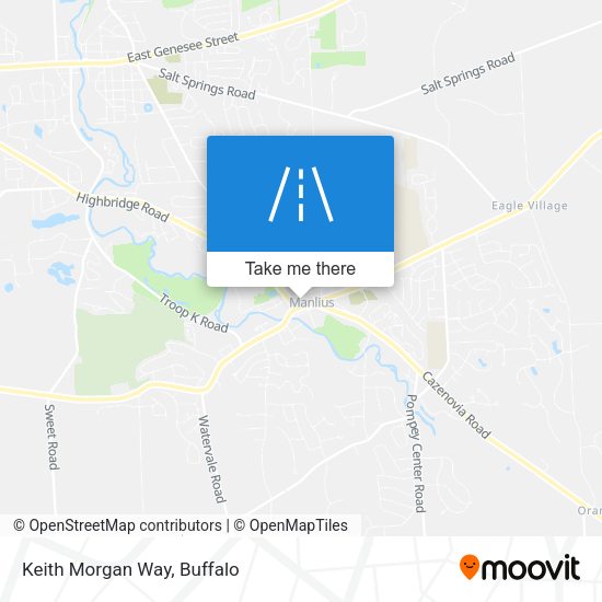 Mapa de Keith Morgan Way